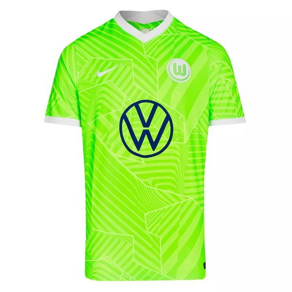 Thailande Maillot Football Wolfsburg Domicile 2021-22 Vert